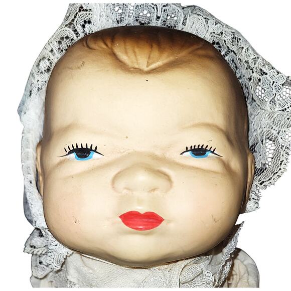 13" Adorable Snugable Vintage Bye Lo Reproduction Artisan Baby Doll - Picture 6 of 12